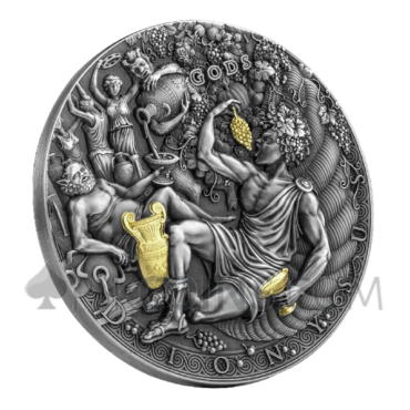 Dionysus - Gods Series 2$ 2oz Niue 2022