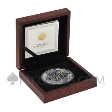 Fortress Bakhmut 10 Cedis 2oz Republic of Ghana 2023