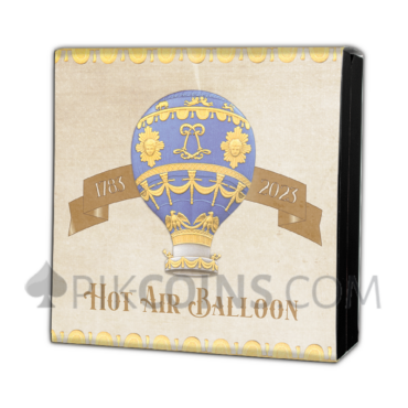 Hot Air Balloon 25 Francs 2oz Burundi 2023