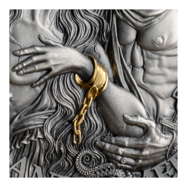 Perseus and Andromeda - The Great Greek Mythology 2000 Francs CFA 2oz Republic of Cameroon 2023
