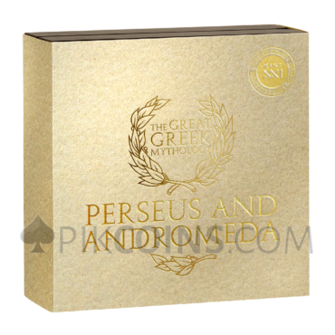 Perseus and Andromeda - The Great Greek Mythology 2000 Francs CFA 2oz Republic of Cameroon 2023
