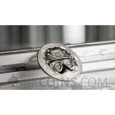 Coast Guard - Real Heroes 250$ 1oz Platinum Cook Islands 2023