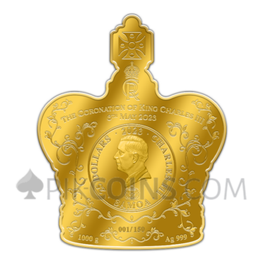 St Edward's Crown 25$ 1kg Samoa 2023
