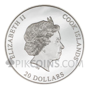 Vault 20$ 3oz Cook Islands 2023