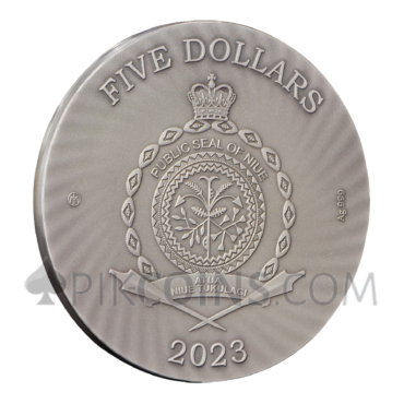 Poseidon - Goddesses and Gods 5$ 2oz Niue 2023