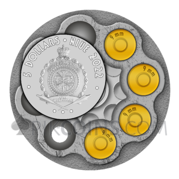 John Dillinger - The Gangsters 5$ 2oz Niue 2022