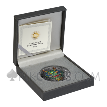 Dragon Mandala 5$ Niue 2oz 2024