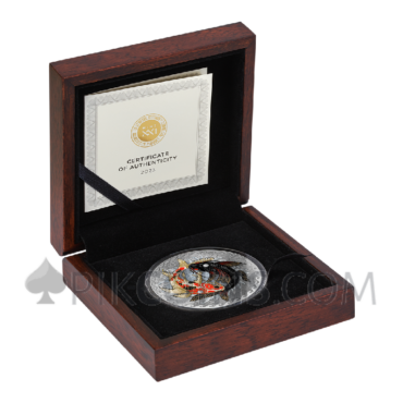 Koi Fish - Meteorite Coin 1$ 1oz Tokelau 2023