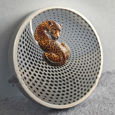 Leopard - Camouflage of Nature 20$ 3oz Palau 2024