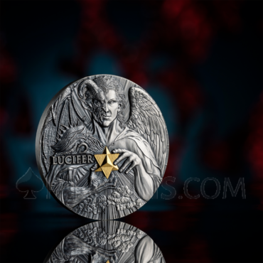 Lucifer Morning Star - Dual Essence 2000 Francs CFA 2oz Republic of Cameroon 2023