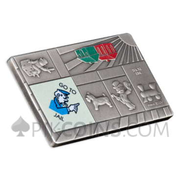 Monopoly Game Board 4x5$ Samoa 4x1oz 2023