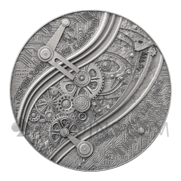 Nicolaus Copernicus - Futurists of the Past 2000 Francs CFA 2oz Republic of Cameroon 2023