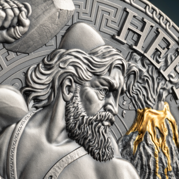 Hephaestus - The Great Greek Mythology 3000 Francs CFA 3oz Republic of Cameroon 2023