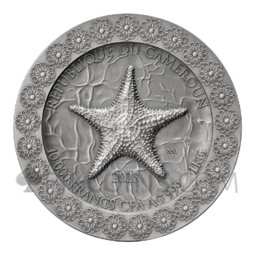 The Abduction of Europa - Celestial Beauty 10000 Francs CFA 1kg Republic of Cameroon 2023