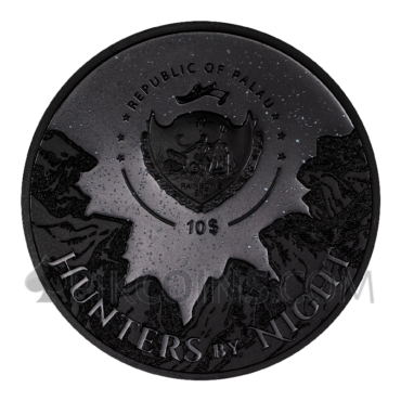 Caiman - Hunters By Night 10$ 2oz Palau 2023