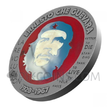 Che Guevara - Bernit / Steel Handmade Insert v.3 100 Francs CFA 1oz Congo 2023
