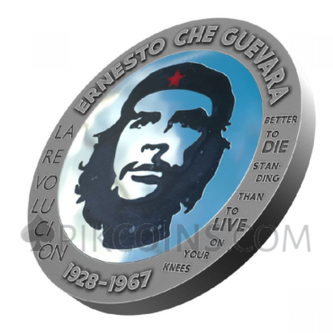 Che Guevara - Bernit / Steel Handmade Insert v.4 100 Francs CFA 1oz Congo 2023