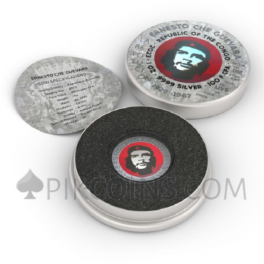 Che Guevara - Bernit / Steel Handmade Insert v.5 100 Francs CFA 1oz Congo 2023