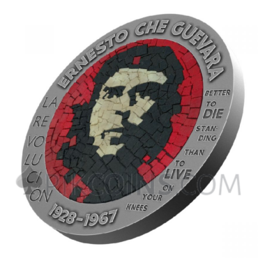 Che Guevara - Micro Mosaic Handmade Insert 100 Francs CFA 1oz Congo 2023