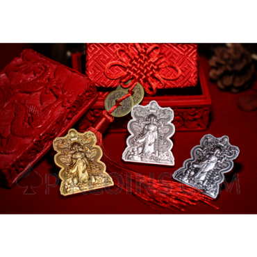 Double Dragon - God of Wealth 10000 Francs CFA 2oz Gilded Republique du Tchad 2024