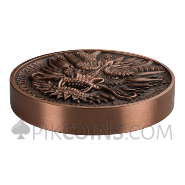 Dragon - Edition Cuivre 1500 Francs CFA 1kg copper Benin 2024