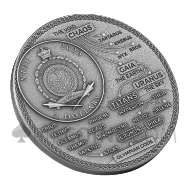 Helios - Titans 2$ 2oz Niue 2023