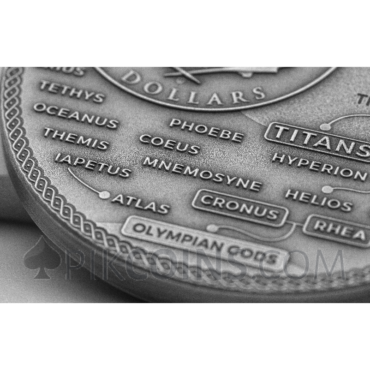 Helios - Titans 2$ 2oz Niue 2023