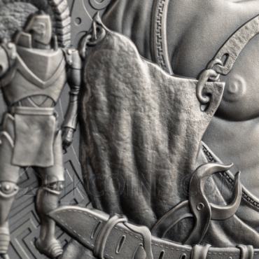 Hephaestus - The Great Greek Mythology 3000 Francs CFA 3oz Republic of Cameroon 2023