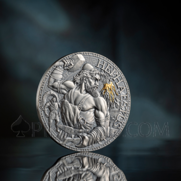 Hephaestus - The Great Greek Mythology 3000 Francs CFA 3oz Republic of Cameroon 2023