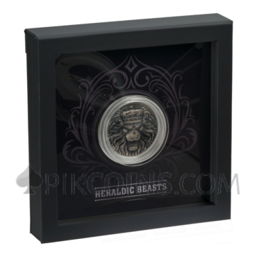 Lion - Heraldic Beasts 5£ 5oz Tristan da Cunha 2022
