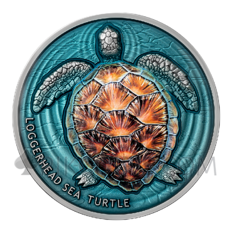 Loggerhead Sea Turtle Lifelong Journey Oz Niue Coin Modern Numismatic Coins Online