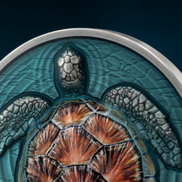 Loggerhead Sea Turtle - Lifelong Journey 2$ 2oz Niue 2023