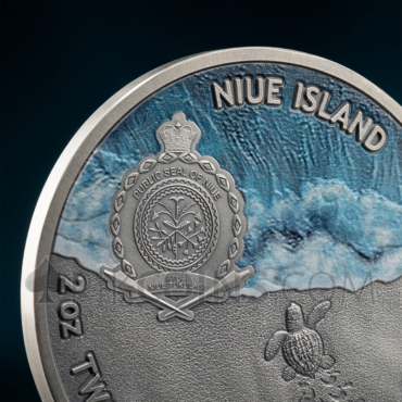 Loggerhead Sea Turtle - Lifelong Journey 2$ 2oz Niue 2023