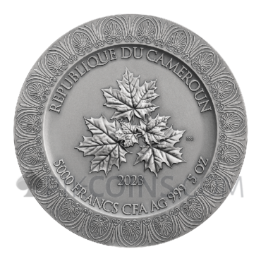 Nymphs and Satyr - Celestial Beauty 5000 Francs CFA 5oz Republic of Cameroon 2023
