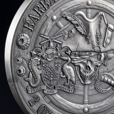 Queen Anne's Revenge - Captains of Fortune 5$ 2oz Barbados 2023