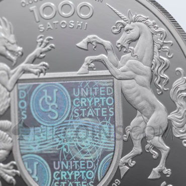 Statue of Liberty - 1000 Satoshi 1oz United Crypto States 2023