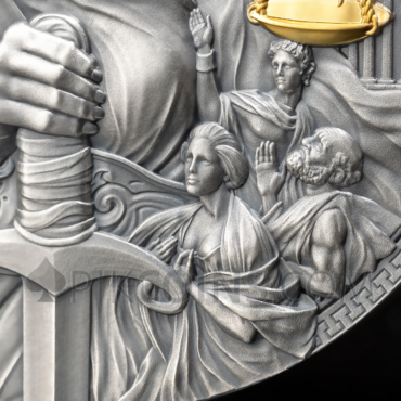 Themis - The Great Greek Mythology 2000 Francs CFA 2oz Republic of Cameroon 2023