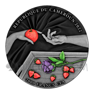 Love - Under the Sheets - Color Edition 2000 Francs CFA 2oz Republic of Cameroon 2022