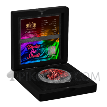 Love - Under the Sheets - Color Edition 2000 Francs CFA 2oz Republic of Cameroon 2022