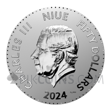 Year of a Dragon 50$ 1kg Niue 2024