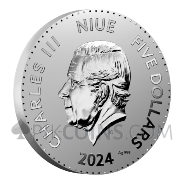 Year of a Dragon 5$ 2oz Niue 2024