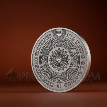 Comanche - Tribal Spirit 2000 Francs CFA 2oz Republic of Cameroon 2024