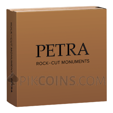 Petra - Rock-cut Monuments 50 Cedis 5oz Republic of Ghana 2024