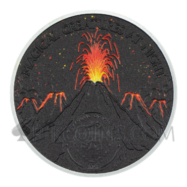 Phoenix - Magical Creatures at Night 10$ 2oz Palau 2023