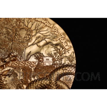 Scaled Dragon - Autumn 18888 Francs CFA 5oz Republique du Tchad 2024