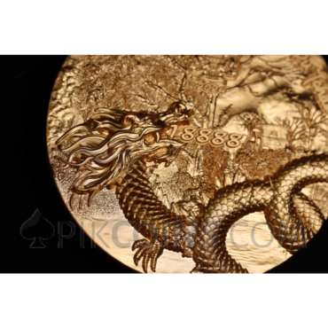 Scaled Dragon - Autumn 18888 Francs CFA 5oz Republique du Tchad 2024
