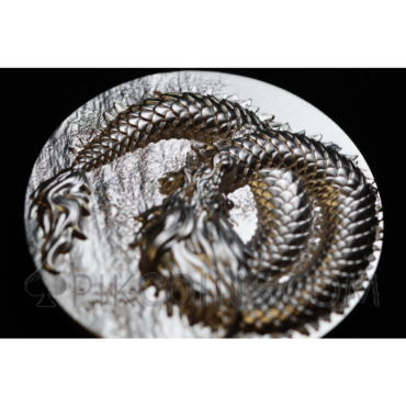 Scaled Dragon - Spring 18888 Francs CFA 5oz Republique du Tchad 2024