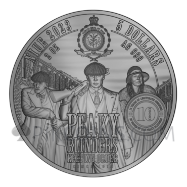Thomas Shelby - Peaky Blinders 5$ 2oz Niue 2023