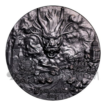 Winged Dragon - Protection 18888 Francs CFA 5oz Republique du Tchad 2024