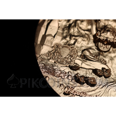 Winged Dragon - Wealth 18888 Francs CFA 5oz Republique du Tchad 2024